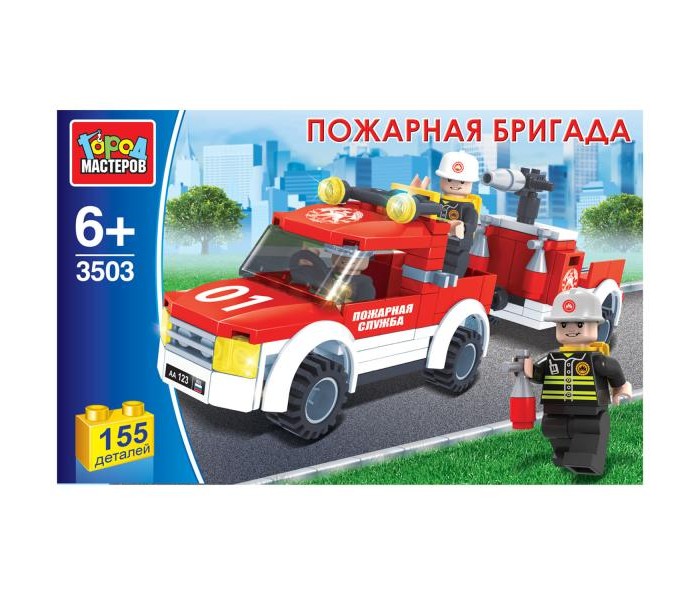 

Конструктор Город мастеров Пожарная бригада с фигурками (155 деталей), Пожарная бригада с фигурками (155 деталей)