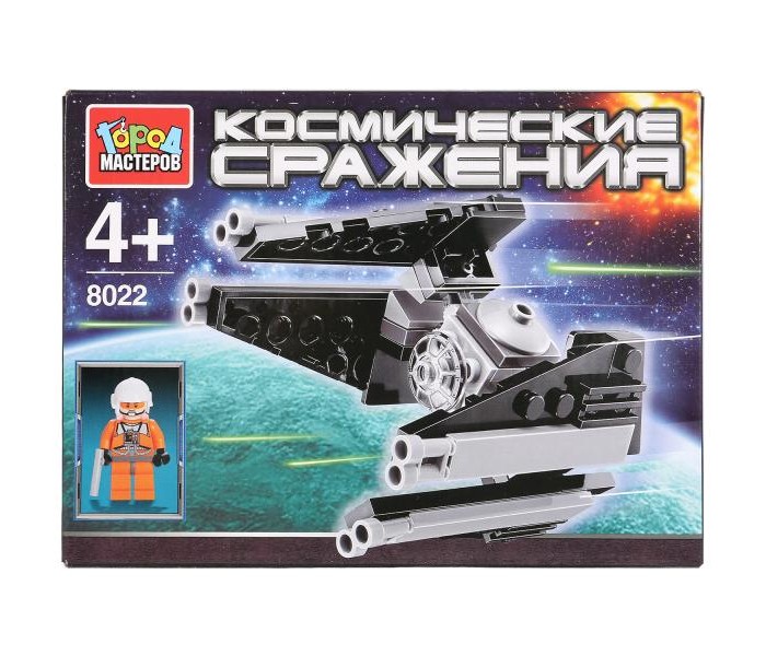 Конструкторы Город мастеров Космические сражения с фигуркой KK-8022-R
