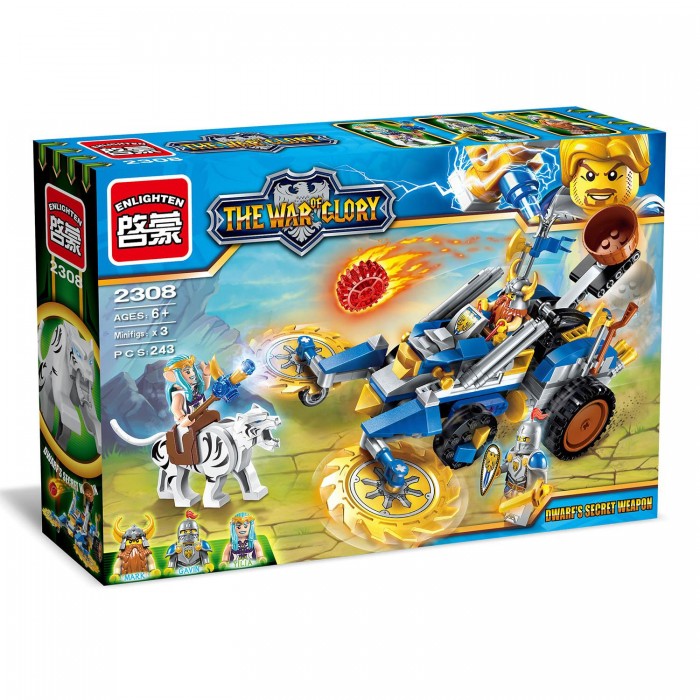 

Конструктор Enlighten Brick The war of glory с фигурками (243 детали), The war of glory с фигурками (243 детали)