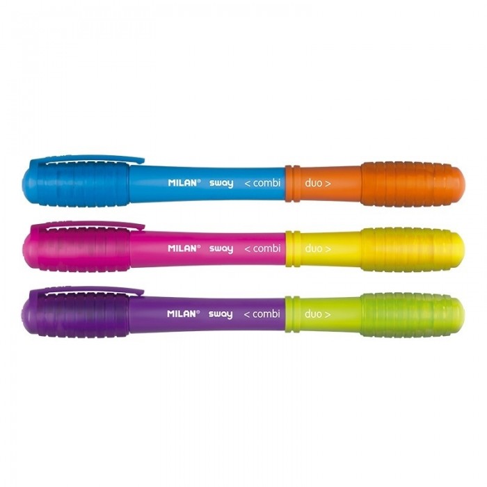 Milan Ручка шариковая Sway Mix Cambio 1.0 мм 6 цветов 3 шт.BWM10398