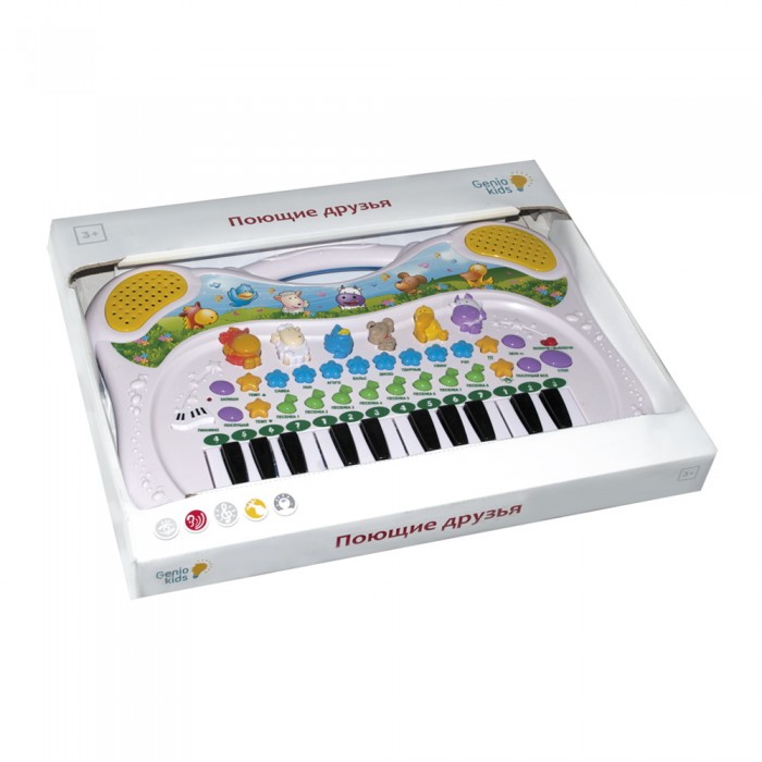 Музыкальный инструмент Genio Kids Мини-синтезатор Поющие-друзья