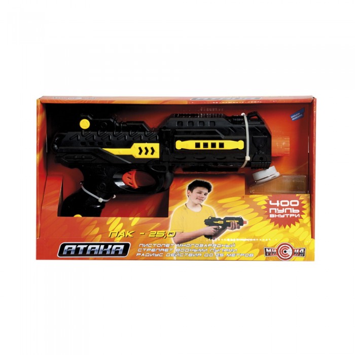 Фото - Игрушечное оружие Mission-Target Игрушечный пистолет Атака ПАК–25 игрушечное оружие edison игрушечный пистолет