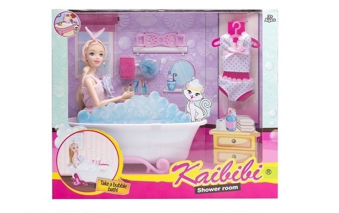 Kaibibi Набор Кукла в ванной