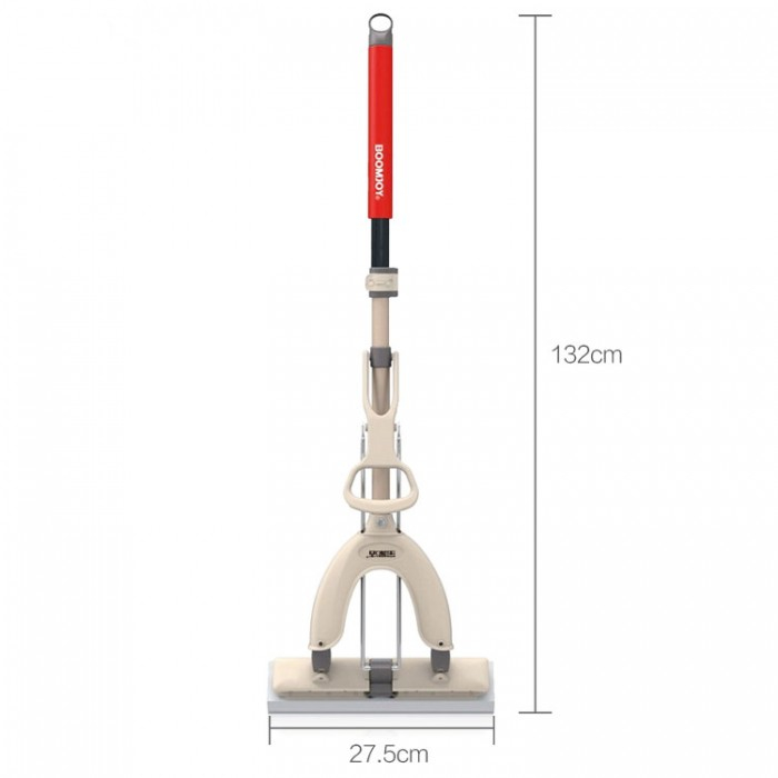 фото Boomjoy швабра-бабочка самоотжимная с губкой прямоугольной пва 27,5 см