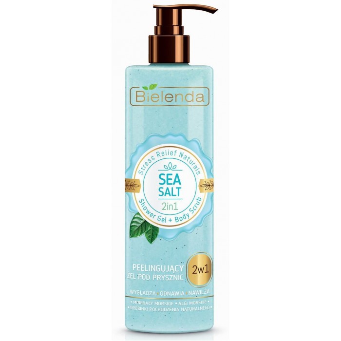 

Bielenda Stress relief naturals Sea Salt 2 в 1 Гель для душа и скраб 410 г, Stress relief naturals Sea Salt 2 в 1 Гель для душа и скраб 410 г
