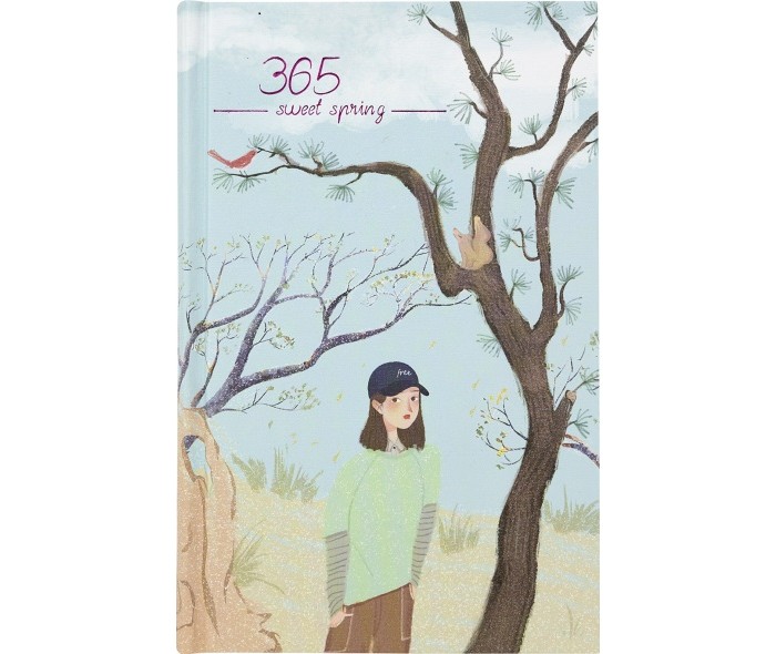 

Kawaii Factory Ежедневник 365 Девушка у дерева, Ежедневник 365 Девушка у дерева