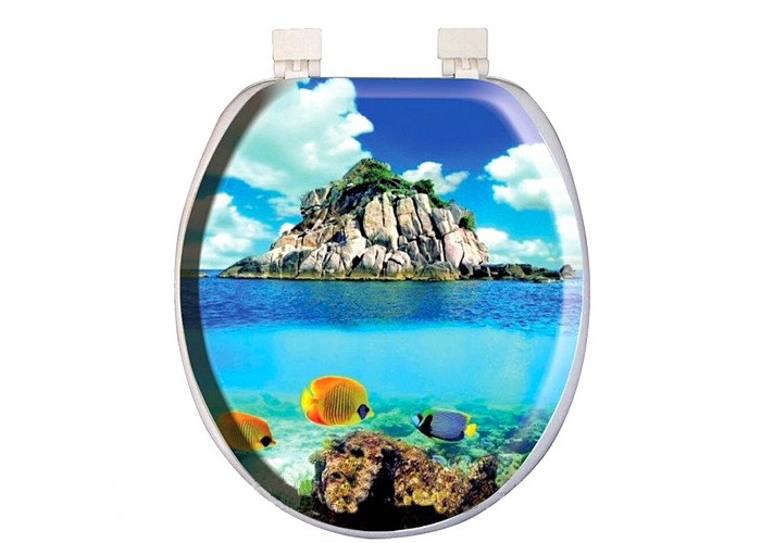 Сиденья для унитаза SweetSun Сиденье мягкое для унитаза Comfort Fotoprint В-1