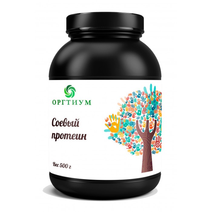 Картинка для Оргтиум Протеин соевый 500 г