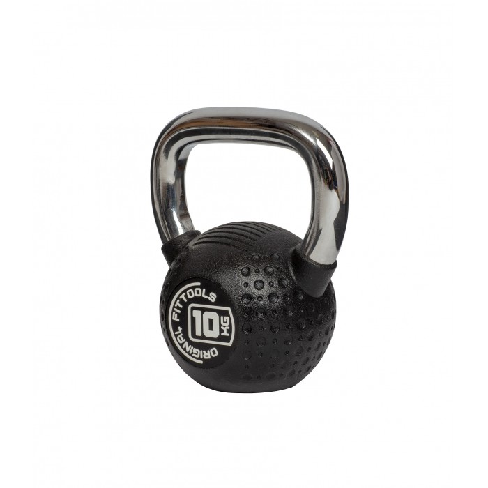

Original FitTools Гиря с хромированной ручкой 10 кг, Гиря с хромированной ручкой 10 кг