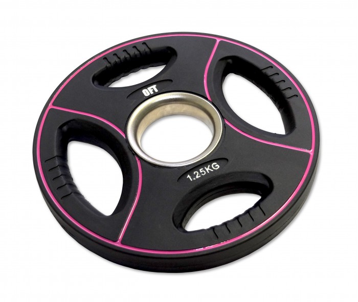 

Original FitTools Диск для штанги олимпийский полиуретановый 1.25 кг, Диск для штанги олимпийский полиуретановый 1.25 кг