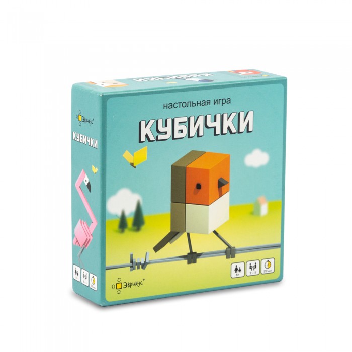 

Эврикус Игра настольная Кубички, Игра настольная Кубички