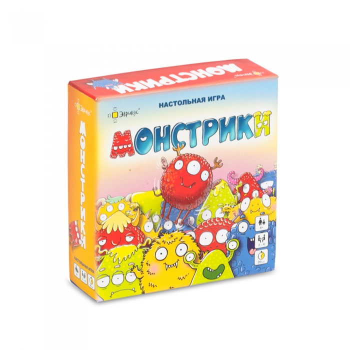 

Эврикус Игра настольная Монстрики, Игра настольная Монстрики
