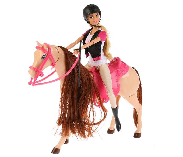 Карапуз Кукла София наездница с лошадью 29 см