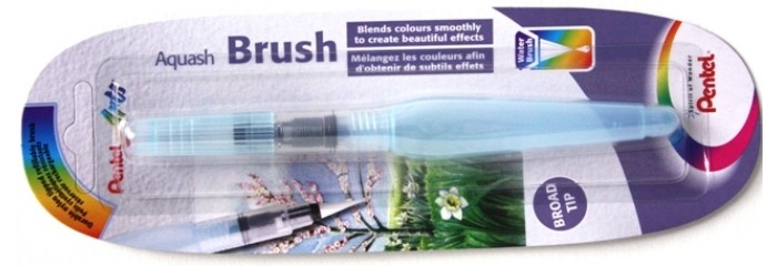 

Pentel Кисть с резервуаром Aguash Brush большая 10 мл, Кисть с резервуаром Aguash Brush большая 10 мл