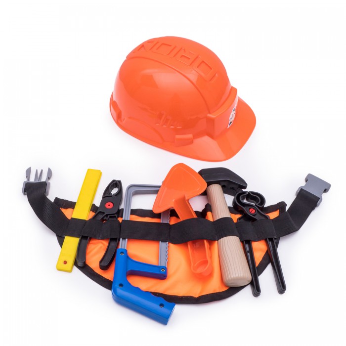 фото Orion toys набор инструментов на поясе строитель (10 предметов)