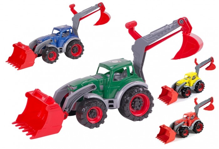 фото Orion toys трактор техас погрузчик-экскаватор