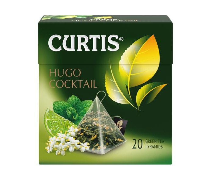 Чай Curtis Чай зелёный Hugo Cocktail 20 пак.