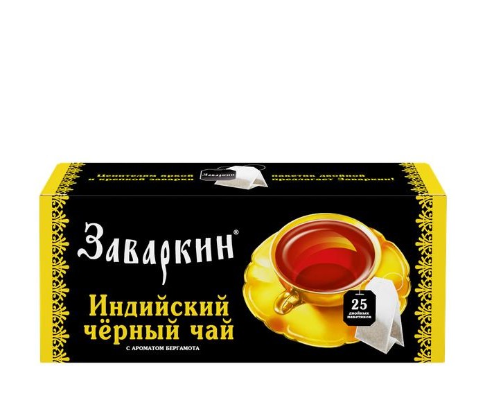 Чай Лисма Чай черный Заваркин 25 пак.