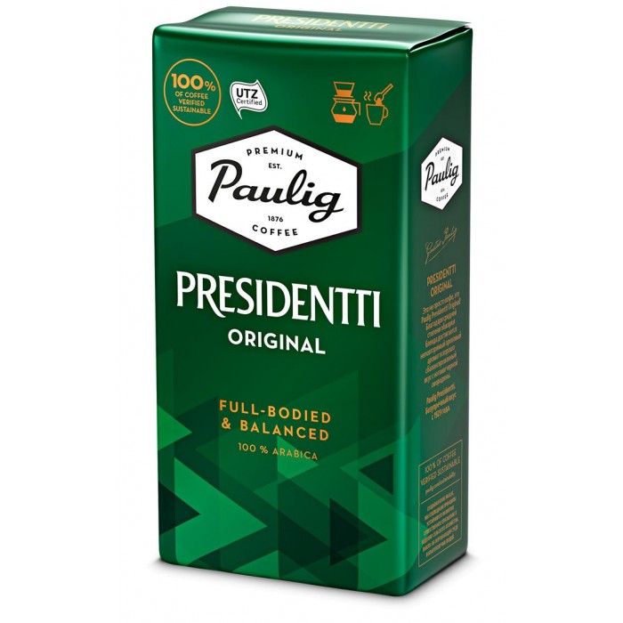 Кофе Paulig Кофе Presidentti Original молотый 250 г без бренда кофе молотый cafe paris paulig