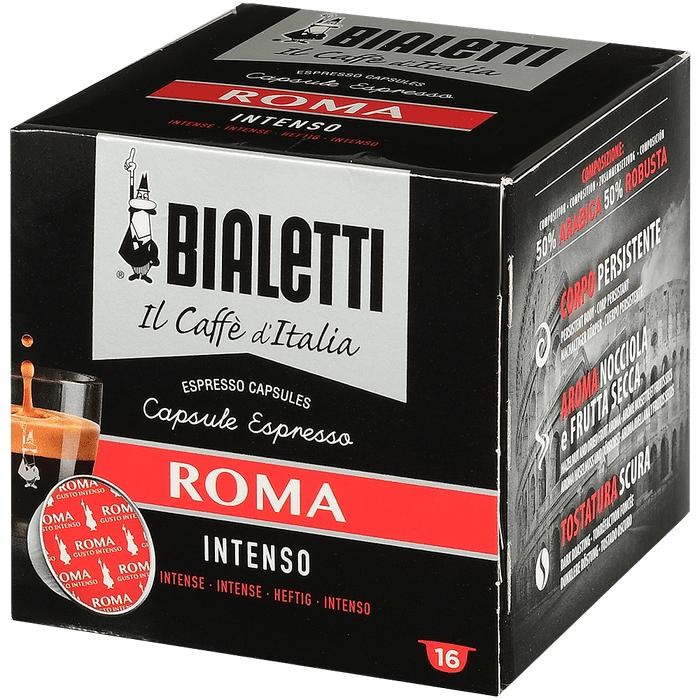 фото Bialetti кофе roma капсулы для кофемашин 16 шт.