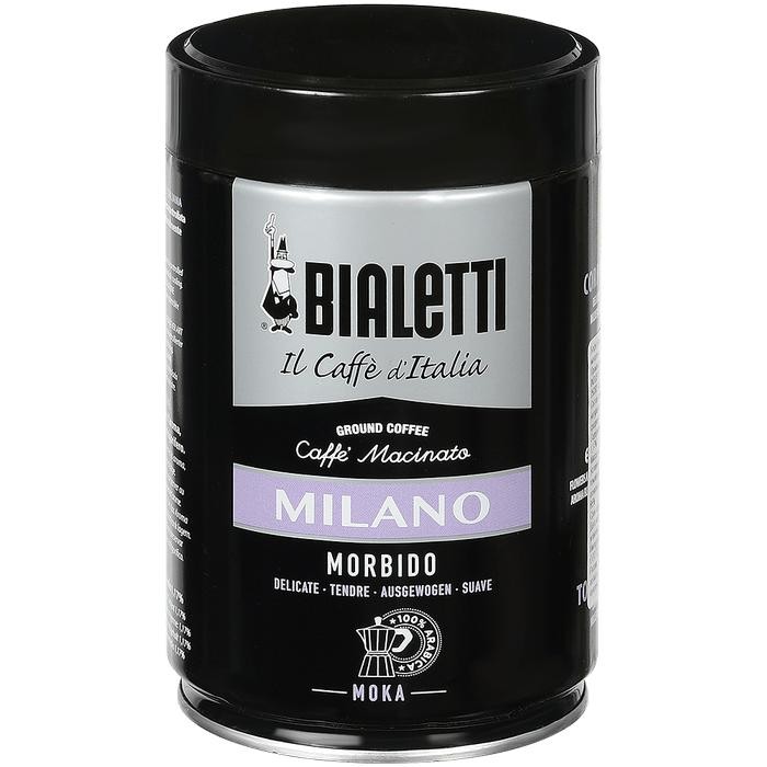 

Bialetti Кофе Moka Milano молотый 250 г, Кофе Moka Milano молотый 250 г