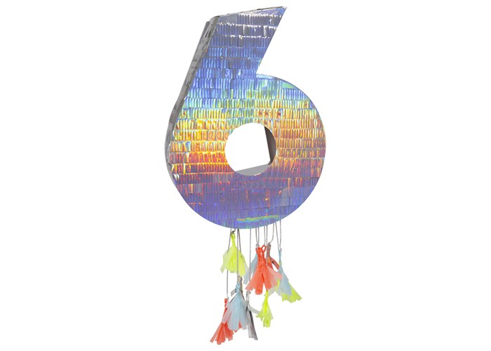 

MeriMeri Пиньята большая цифра 6, Пиньята большая цифра 6