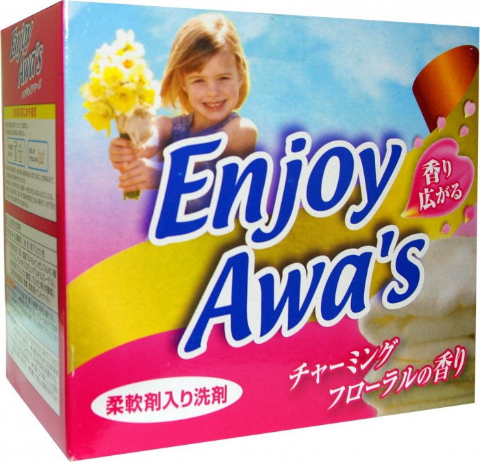 Бытовая химия Rocket Soap Порошок стиральный с кондиционером Enjoy Awas аромат цветов 900 г