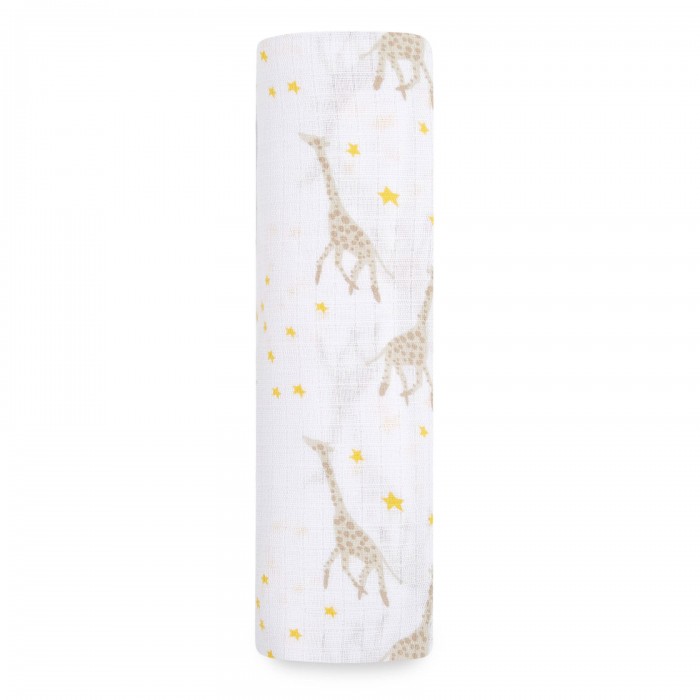 Пеленка Aden&Anais муслиновая Starry star giraffes 112х112 см