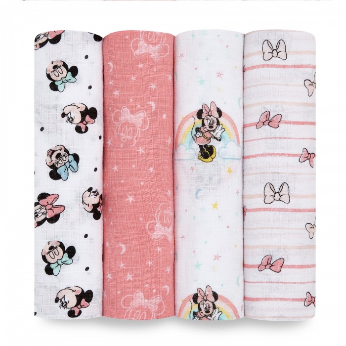 

Пеленка Aden&Anais муслиновая Minnie rainbows Essentials 112х112 см 4 шт., муслиновая Minnie rainbows Essentials 112х112 см 4 шт.