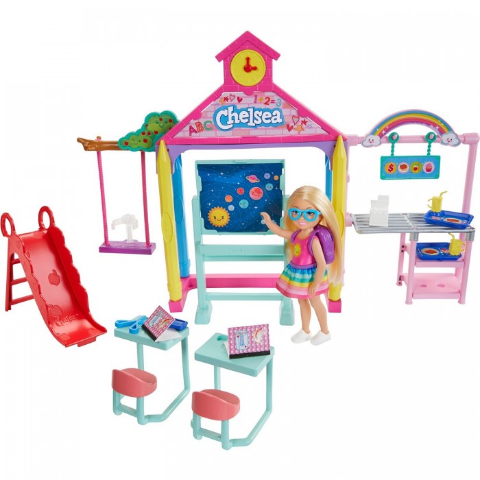 

Barbie Набор игровой Челси в школе, Набор игровой Челси в школе