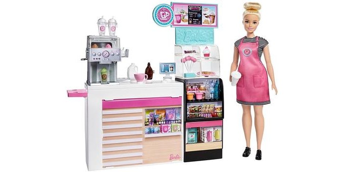 Куклы и одежда для кукол Barbie Набор игровой Кофейня