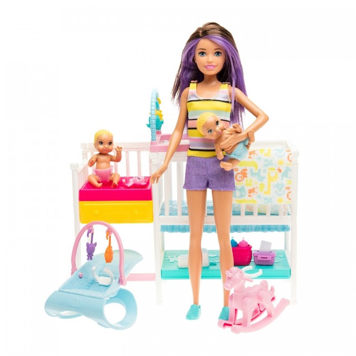 

Barbie Набор игровой Скиппер и малыши, Набор игровой Скиппер и малыши