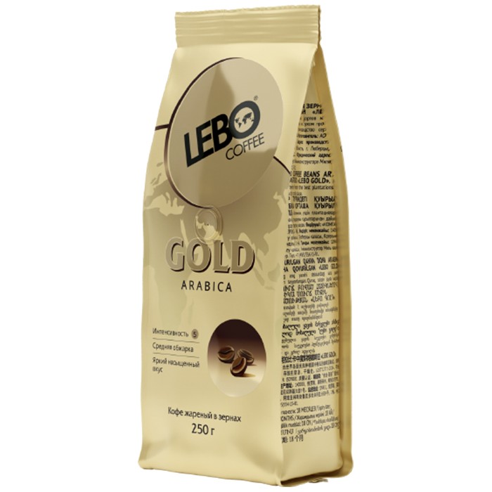 Lebo Кофе Gold в зернах 250 г