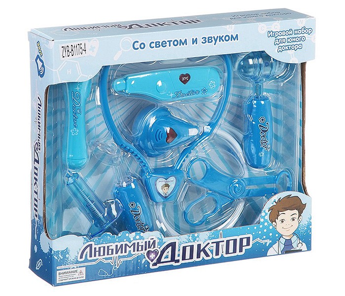 

Zhorya Игровой набор со светом и звуком Любимый доктор (8 предметов), Игровой набор со светом и звуком Любимый доктор (8 предметов)