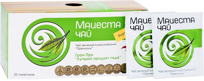 Чай Мацеста Премиум Чай зеленый классический 25 пак.