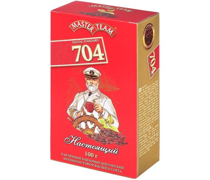 Чай Master Team Чай черный крупнолистовой Стандарт 704 Настоящий 100 г