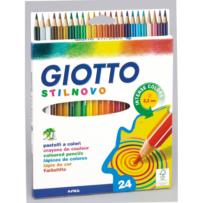 Giotto Stilnovo Цветные гексагональные 24 цвета