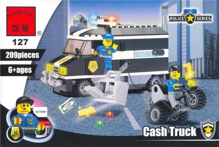

Конструктор Enlighten Brick Cash Truck (209 деталей), Cash Truck (209 деталей)