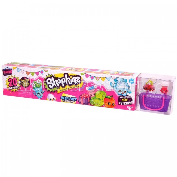 

Shopkins Мега набор фигурок 20 шт.