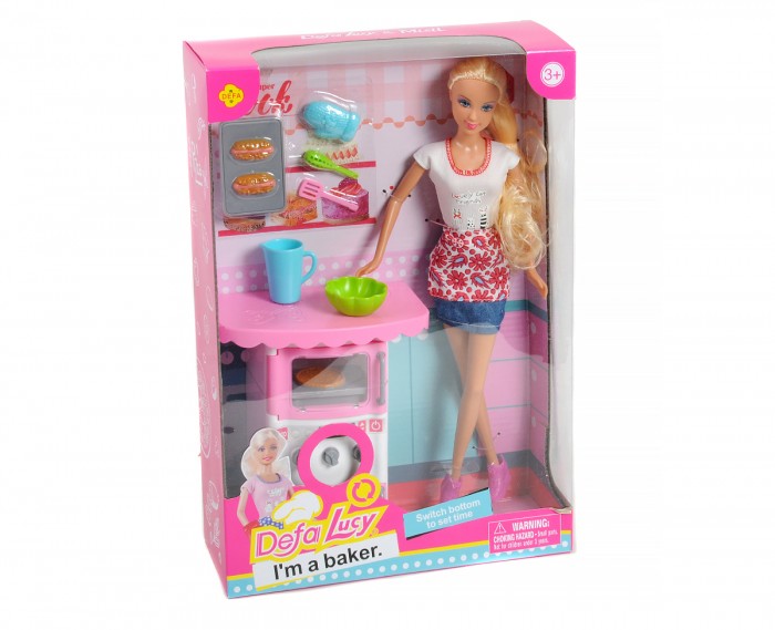 Defa Кукла с кухонными аксессуарами