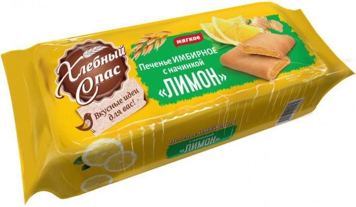 Печенье Хлебный спас Печенье имбирное с лимоном 200 г