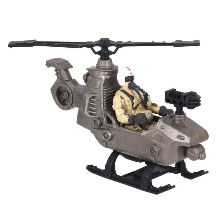 Игровые наборы Chap Mei Игровой набор Пилот на вертолете 545041 игровой набор chap mei охотник за динозаврами с вертолётом 542002 1
