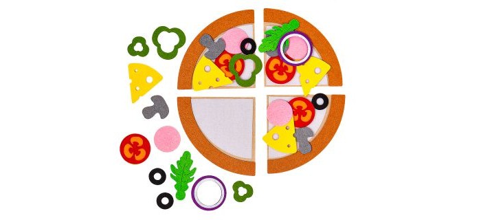 Смайл Декор Игровой набор из фетра Пицца