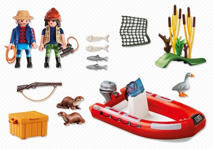 

Конструктор Playmobil Лодка с браконьерами