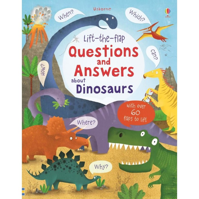 

Usborne Lift-the-Flap Questions and Answers about Dinosaurs, Lift-the-Flap Questions and Answers about Dinosaurs