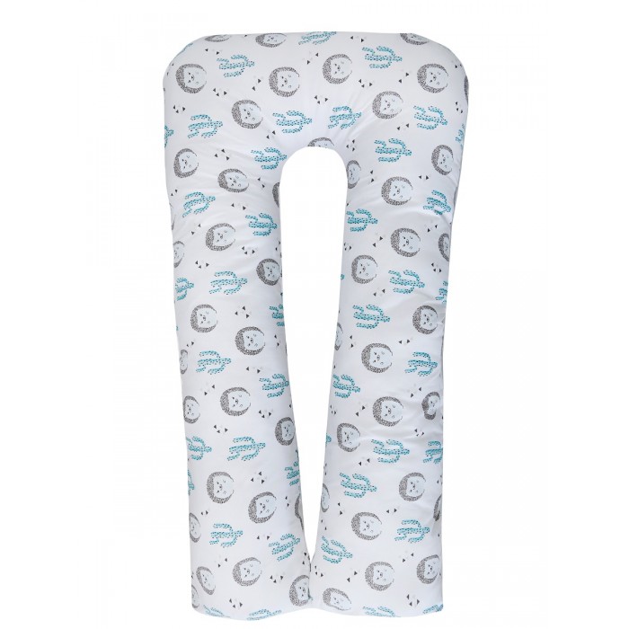 AmaroBaby Наволочка к подушке для беременных U-образная Ёжики 340х35 см
