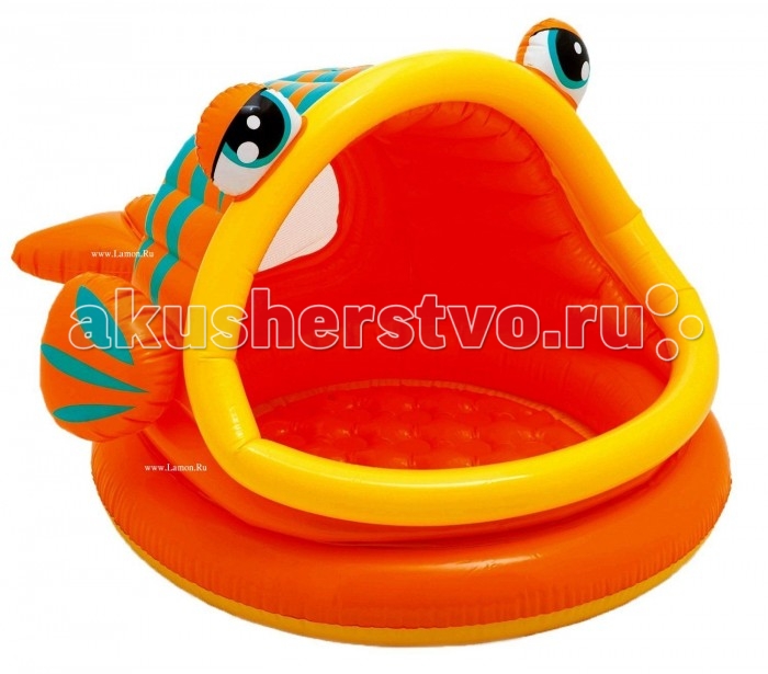 

Бассейн Intex Рыбка с крышей 124х109х71 см