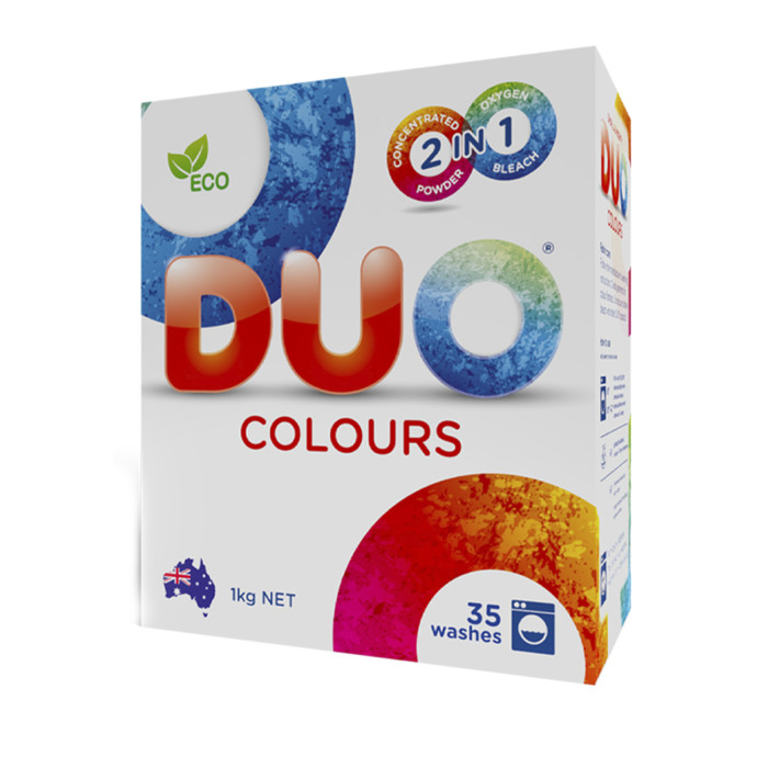 фото Duo colours стиральный порошок для цветных и темных тканей концентрированный 1 кг