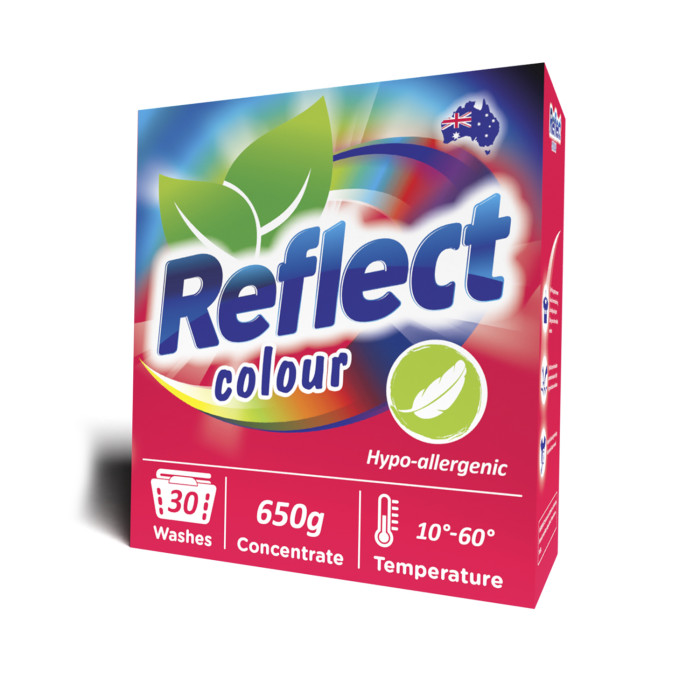 фото Reflect colour стиральный порошок концентрированный для цветных и темных тканей 650 г