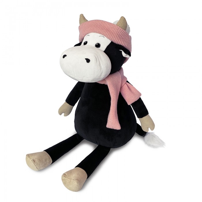 

Мягкая игрушка Maxitoys Коровка Маша в шарфе и шапке 28 см, Коровка Маша в шарфе и шапке 28 см